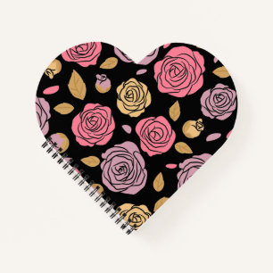 Notebook-Herz Notizbuch