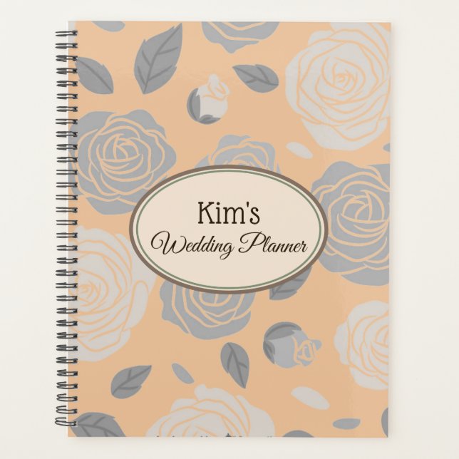 Notebook-Hochzeitsbrille Planer (Vorderseite)