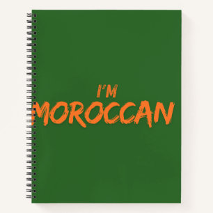 Notebook "I Am marokkanisch" - stolzer marokkanisc Notizbuch