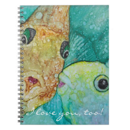 Notebook "Kissy Fishy Personalize Notizblock