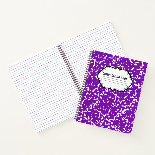 Notebook-Komposition Notizbuch (Innenseite)