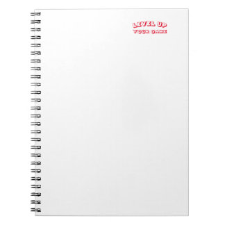 Notebook "Level up your game" Notizblock
