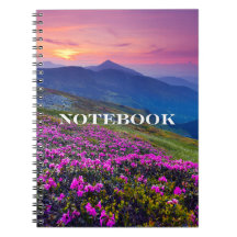 Notebook - Lila Blume