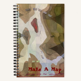 Notebook "Make A Map" Notizbuch