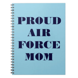 Notebook-Mama der Proud Air Force Notizblock