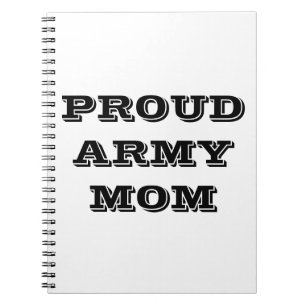 Notebook-Mama der Proud-Armee Notizblock