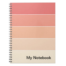 Notebook mit benutzerdefinierbarem Gradient-Design Notizblock