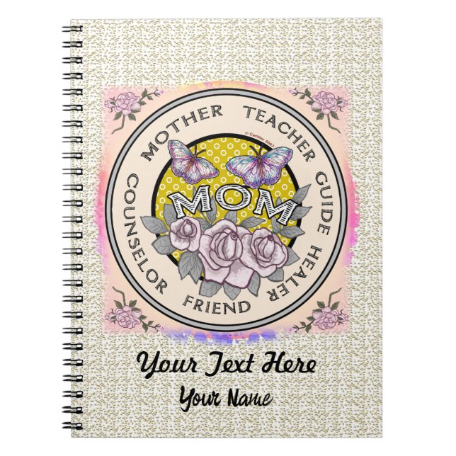 Notebook mit benutzerdefinierter Mama Notizblock (Vorderseite)