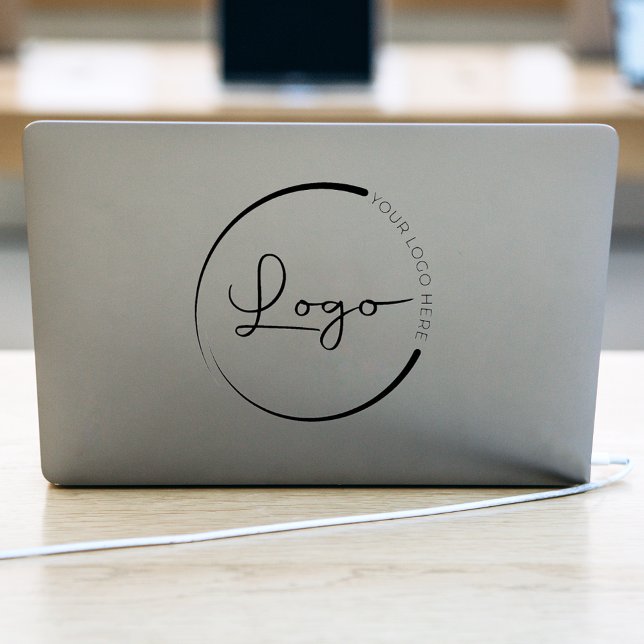 Notebook mit beruflichem Firmenlogo Aufkleber (Von Creator hochgeladen)