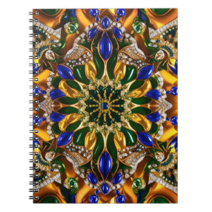 Notebook mit brasilianischen Farben - Abstract Des Notizblock