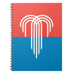 Notebook mit Fahne von Kansas City Notizblock