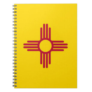 Notebook mit Flag New Mexico Staat Notizblock