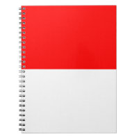 Notebook mit Flagge in Indonesien
