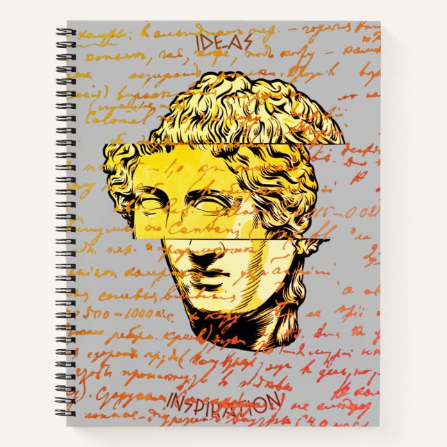 Notebook mit idealer Ansammlung, historischer Stil Notizbuch (Vorderseite)