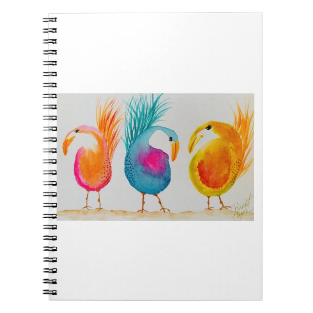 Notebook mit Kunst Notizblock (Vorderseite)