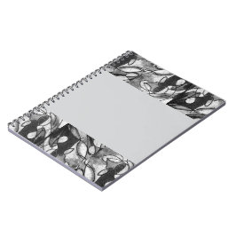 Notebook mit "Lack of Blue"-Grafik Notizblock