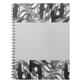 Notebook mit "Lack of Blue"-Grafik Notizblock