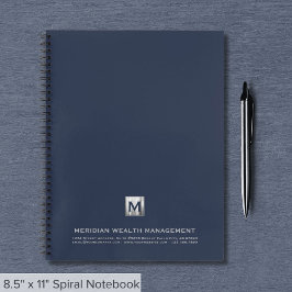 Notebook mit Markenbezeichnung mit Monogram Notizbuch