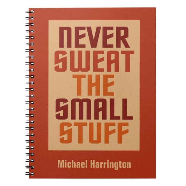 Notebook mit motivierend individuelle Name Notizblock (Vorderseite)
