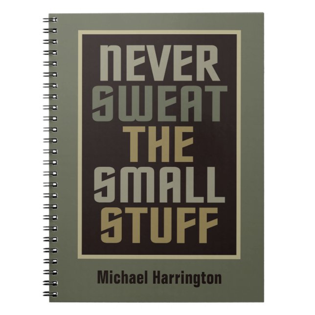 Notebook mit motivierend individuelle Name Notizblock (Vorderseite)