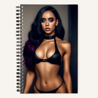 Notebook mit schwarzem Gift Notizbuch