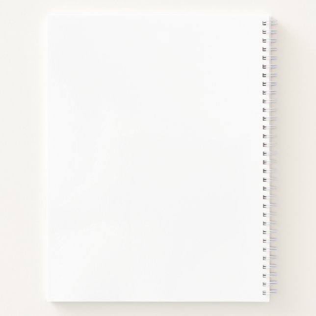 Notebook Notizbuch (Rückseite)