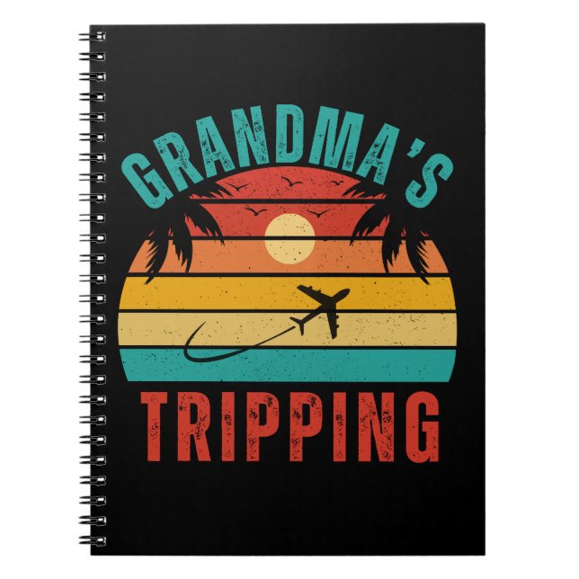 Notebook - Oma's Tripping - Journal, Planner Notizblock (Vorderseite)