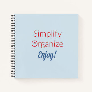 Notebook organisieren notizbuch