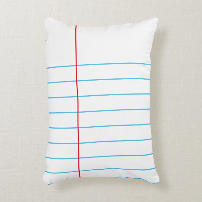 Notebook Paper Graphic© Pillow Dekokissen (Vorderseite(Vertikal))