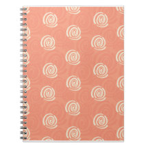 Notebook-PCs mit Peach- und Creme-Wirbel