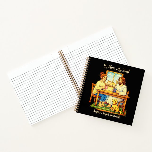 Notebook Personalized Jesus Prayer Journal faith Notizbuch (Innenseite)