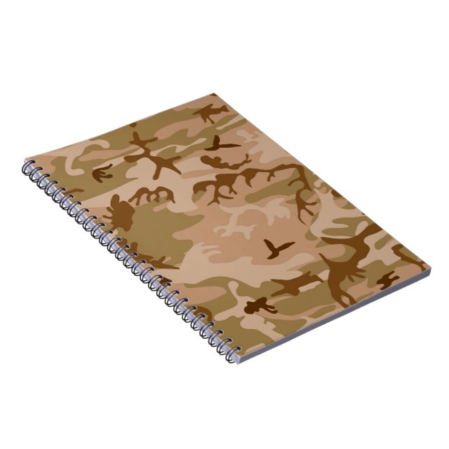Notebook-Planer der Wüste Sand Camouflage Notizblock (Rechte Seite)