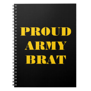 Notebook Proud Army Brat Notizblock