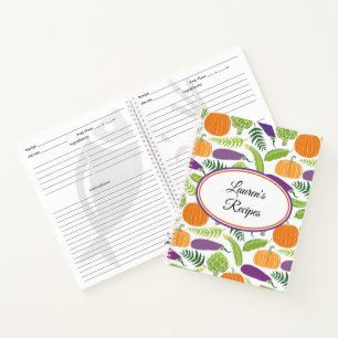 Notebook-Rezept Notizbuch