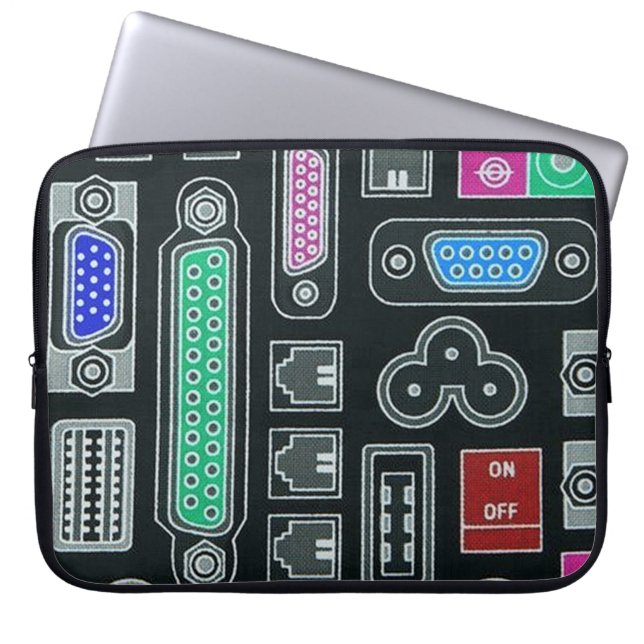 Notebook-Rückenschlauch für Computerfreaks Laptopschutzhülle (Vorderseite)