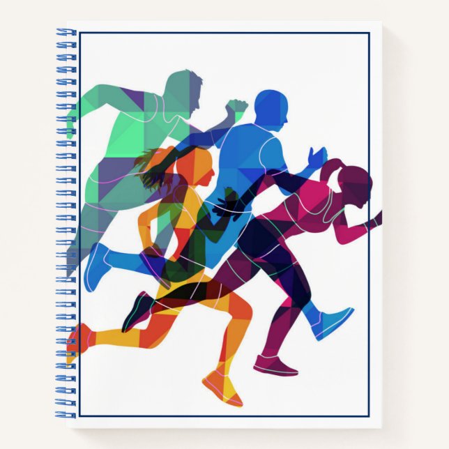 Notebook-Runners Notizbuch (Vorderseite)