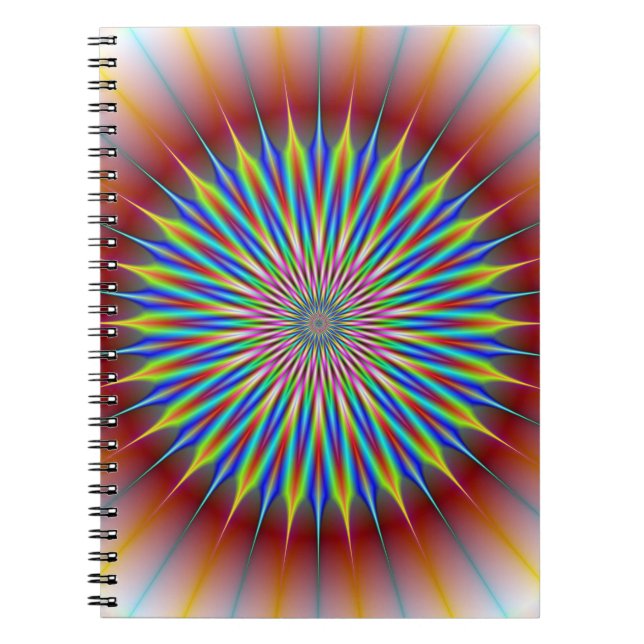 Notebook-Star-Blume Notizblock (Vorderseite)