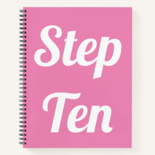 Notebook "Step Ten" II Notizbuch