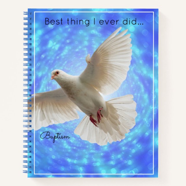 Notebook-Taufe-Bestes, was ich je getan habe Notizbuch (Vorderseite)