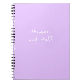 Notebook - thoughts and stuff notizblock