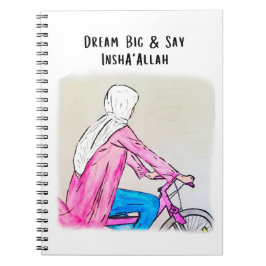 Notebook - Traum groß und sagen InshaAllah Notizblock