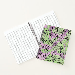 Notebook-Tropische Blätter Notizbuch
