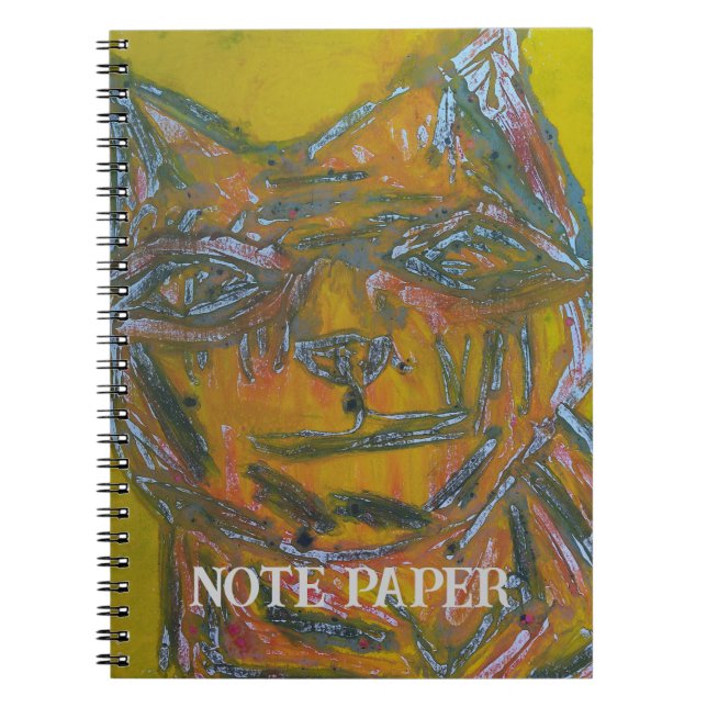 NOTEBOOK VON KÜNSTLER PAULA REILLY NOTIZBLOCK (Vorderseite)