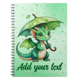 Notebook with Baby Dragon Art Notizblock