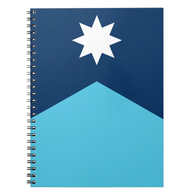 Notebook with Flag of Minnesota, USA Notizblock (Vorderseite)