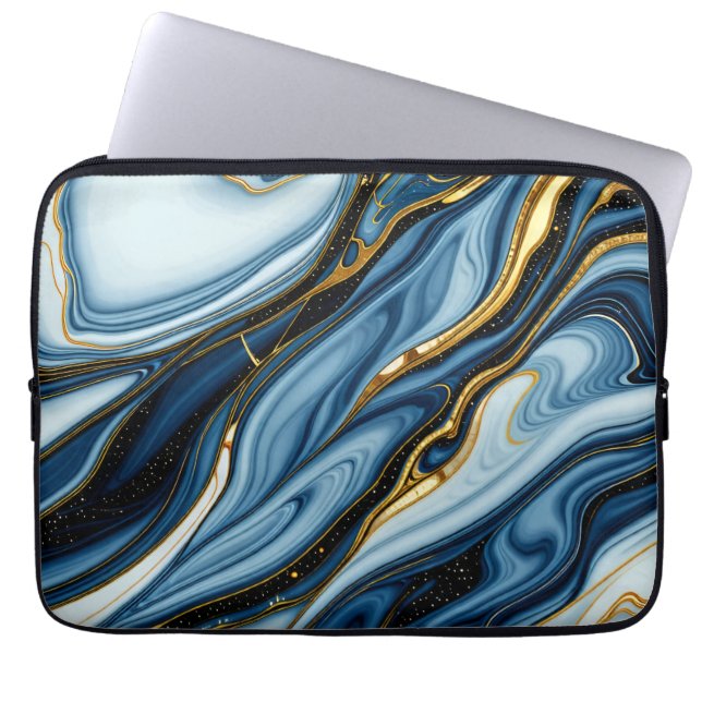 Notebookgehäuse aus Marmor Laptopschutzhülle (Vorderseite)