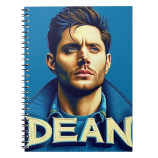 Notebooks Dean su fondo blu Notizblock