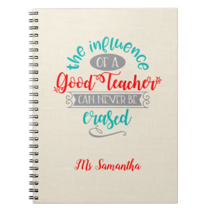 Notebooks für Lehrer - Zitate für Inspiration Notizblock