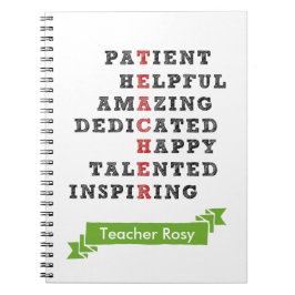 Notebooks für personalisierte Lehrkräfte (Merkmale Notizblock