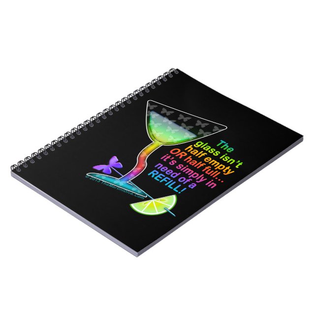 NOTEBOOKS - GLAS HALB VOLL NOTIZBLOCK (Linke Seite)